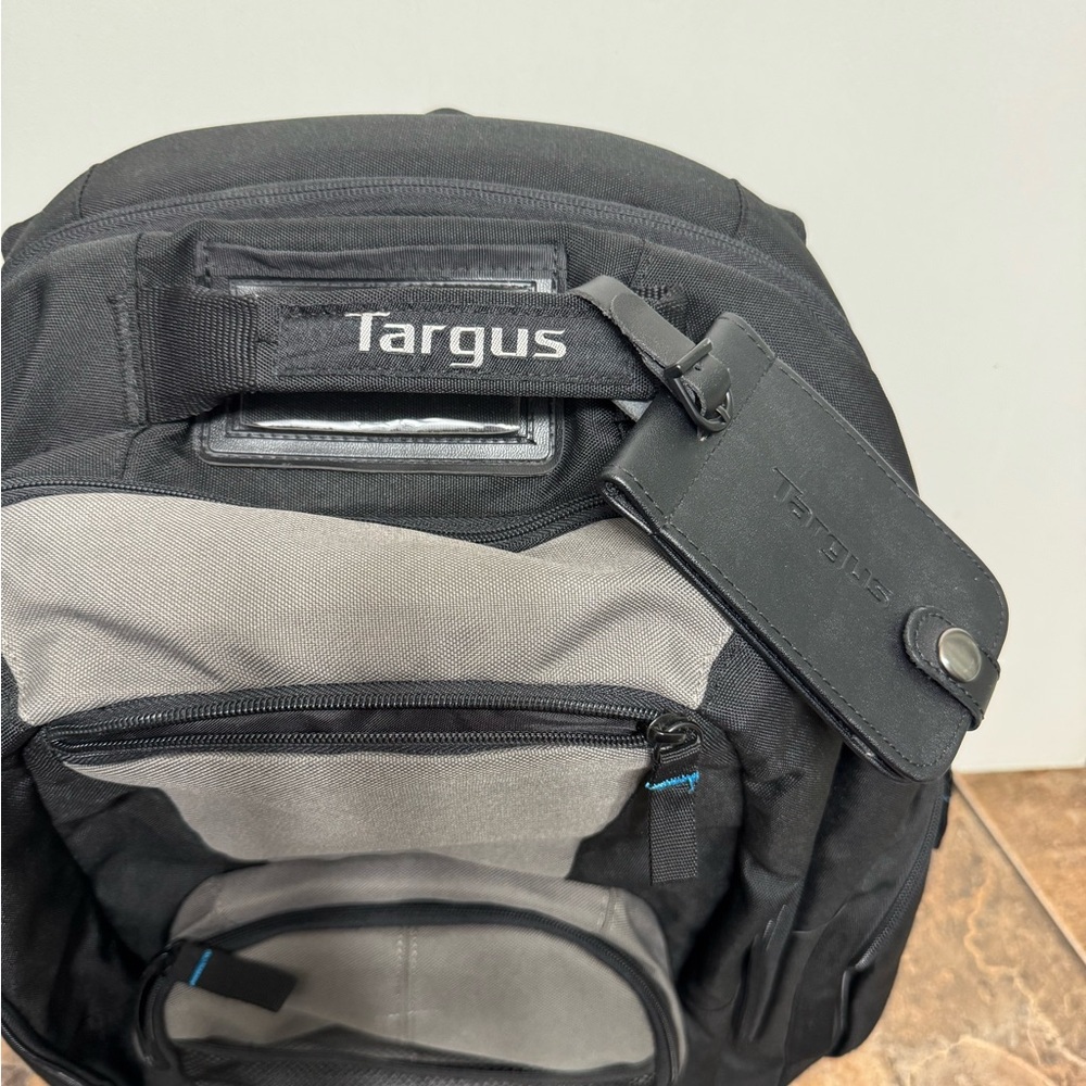 Targus Black Laptop Backpack 13 15 Inch Computer Bag - Picture 2 of 10
